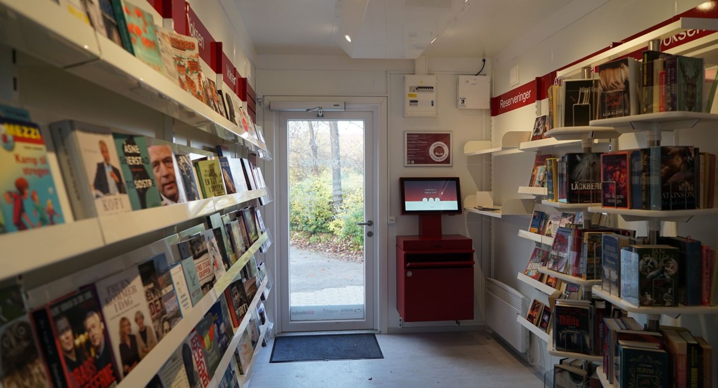 Bibliotekscontainere er en succes i Ringsted Kommune