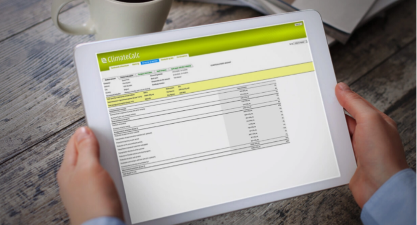 Hvor lidt belaster din tryksag klimaet?