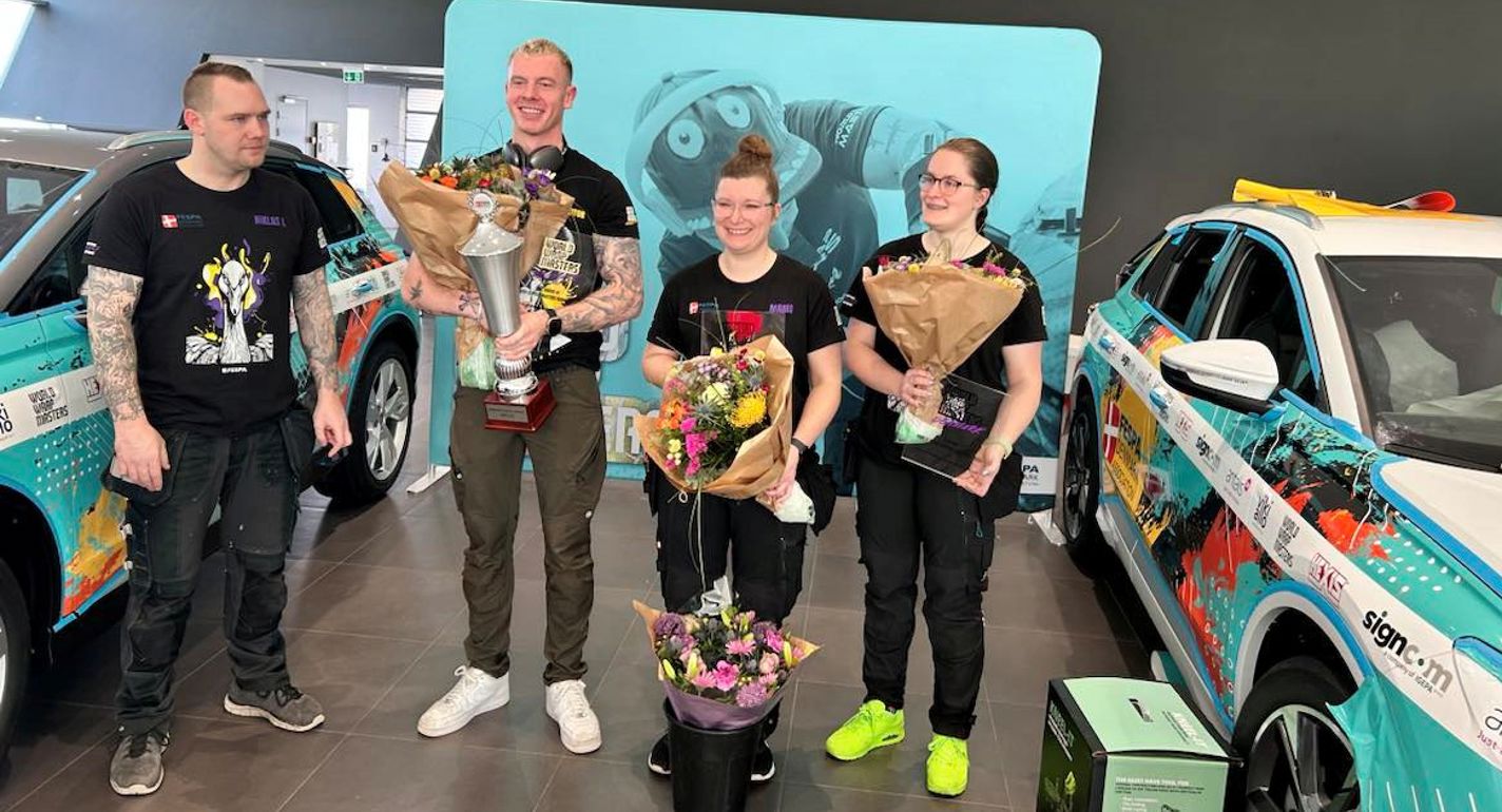 Danmarksmesterskabet i carwrapping er afgjort: "Imponerende"