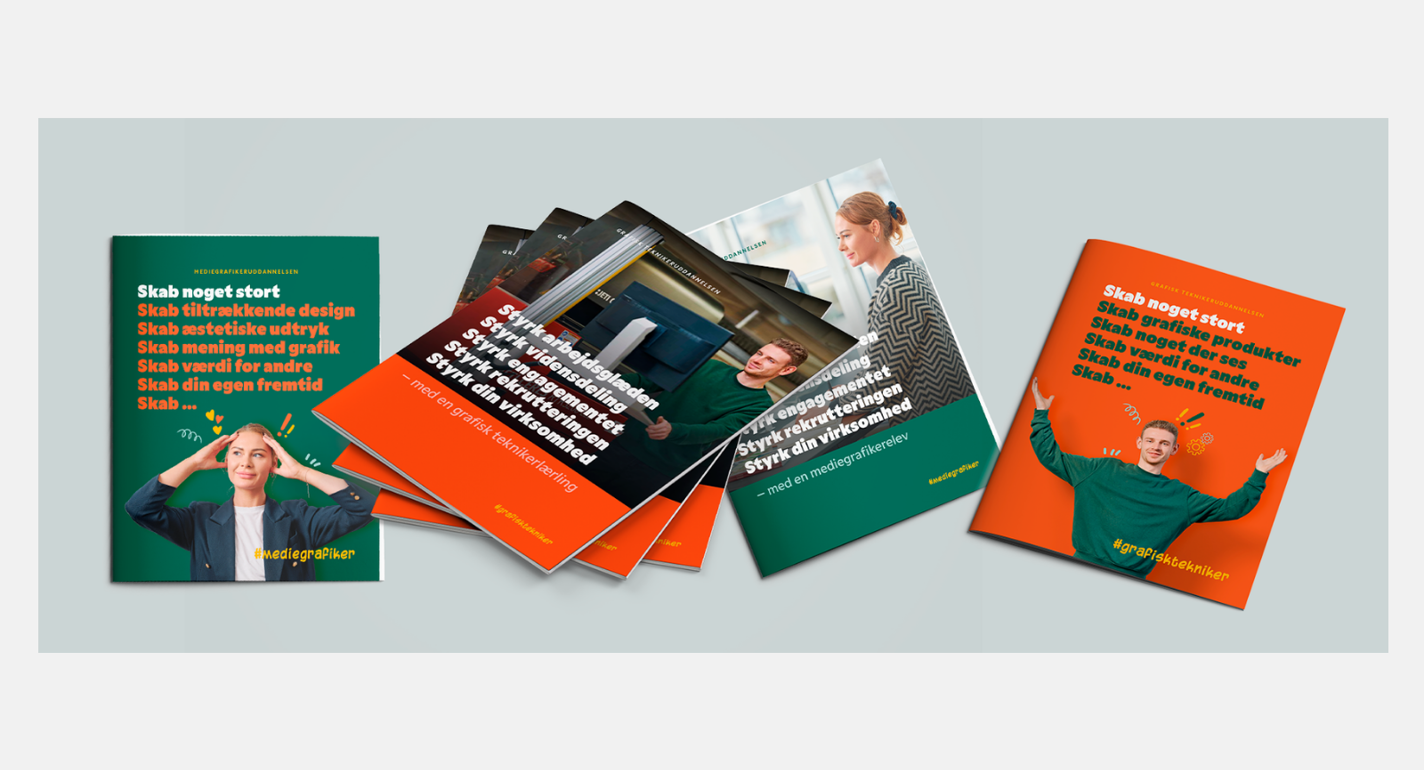 Nye brochurer skal få flere grafiske virksomheder til at få øjnene op for fordelene ved en lærling