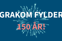 Vi fylder 150 - vidste du det her om GRAKOM?