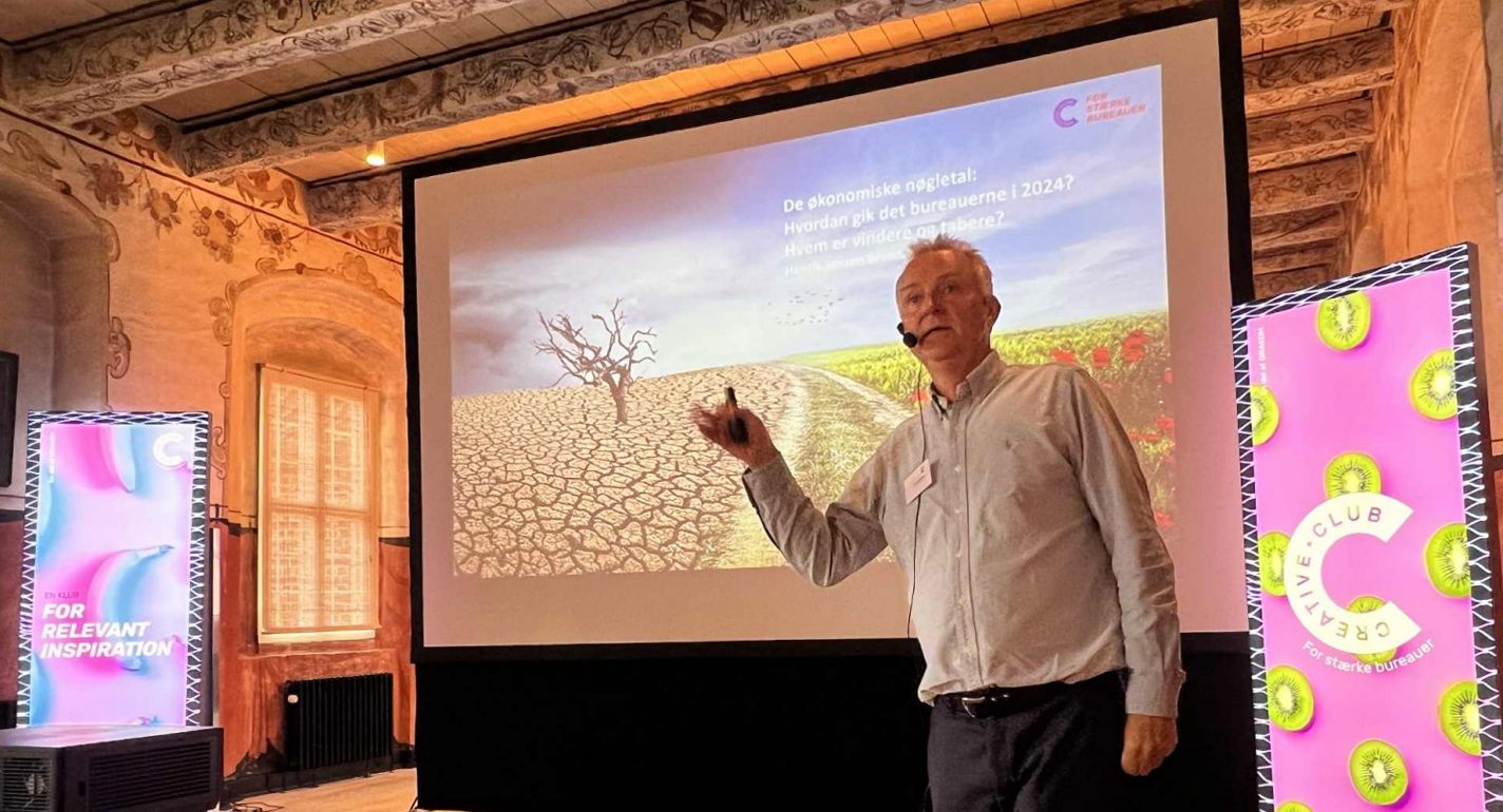 Den danske bureaubranche er blevet et lavvækstområde